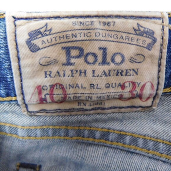 Men's Polo Ralph Lauren Blue Jeans Sz.40/30 - Picture 8 of 10